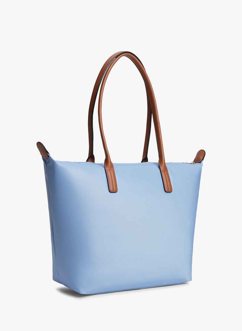 TOMMY HILFIGER TH Monogram Plaque Nylon Tote Bag - Image 3